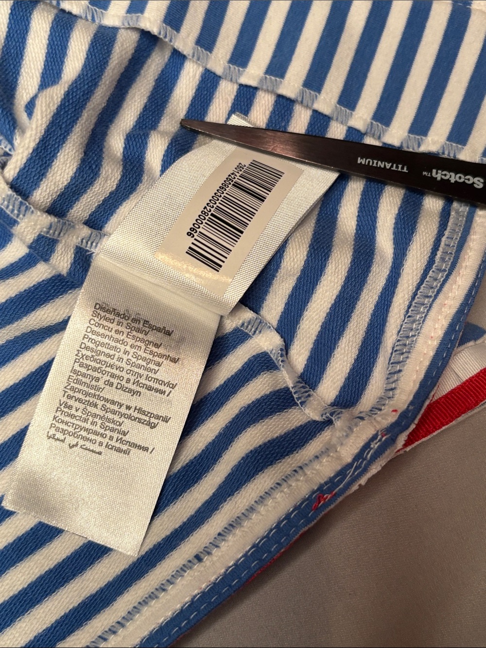Mayoral Girl Toddler Blue Red White Striped Top Jacket Bows Size 62cm 3m NWT - Picture 10 of 15